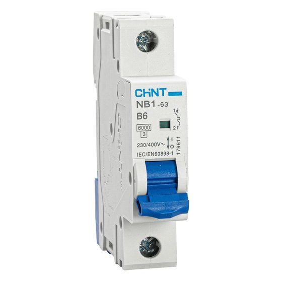 Автоматический выключатель NB1-63 1P 6A 6кА х-ка B (DB) Chint