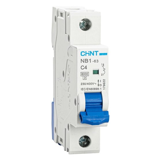 Автоматический выключатель NB1-63 1P 4A 6кА х-ка C (DB) Chint