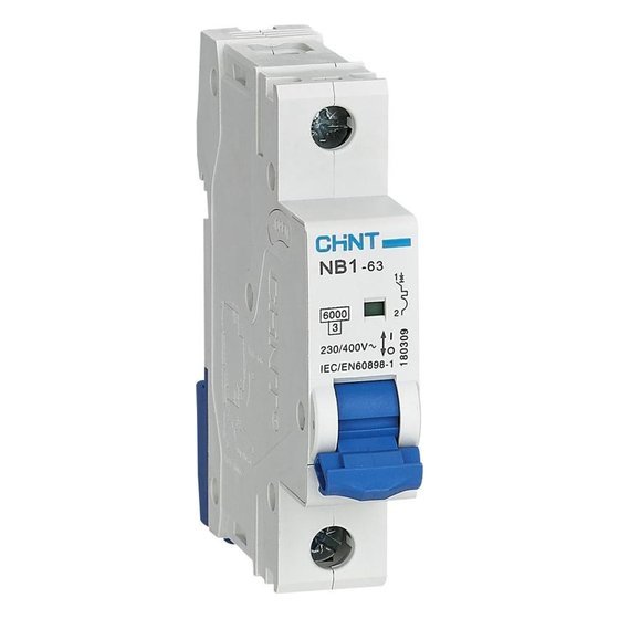 Автоматический выключатель NB1-63 1P 3A 6кА х-ка D (DB) Chint